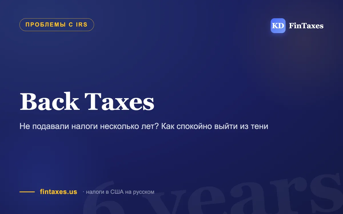 Не подавали налоги несколько лет? Как спокойно выйти из тени