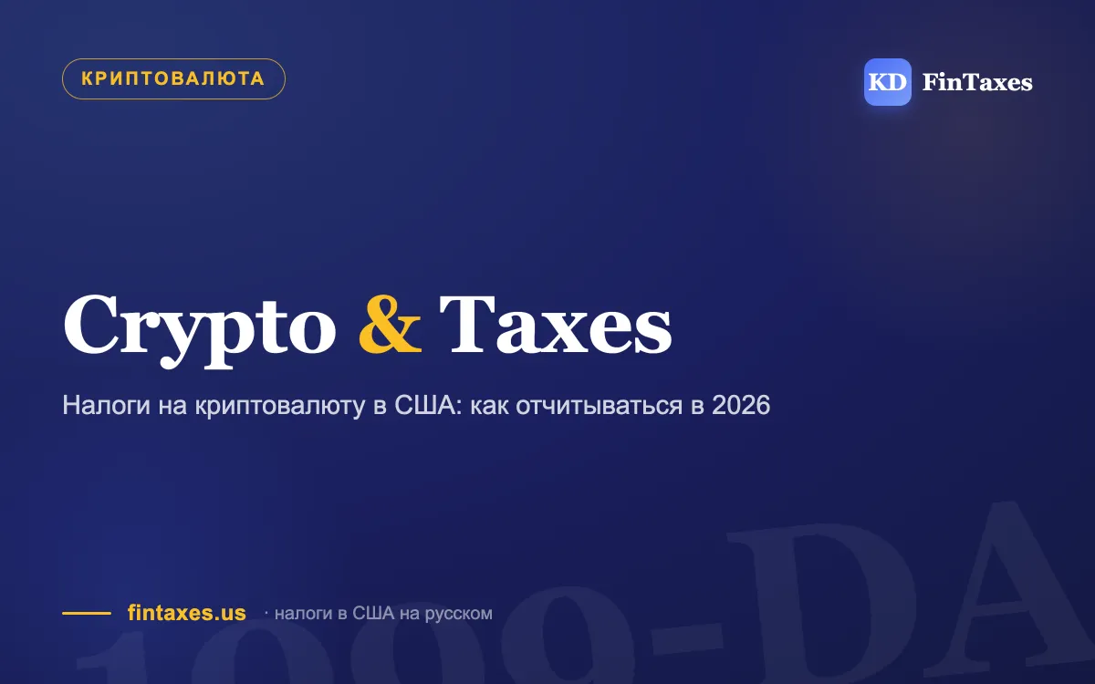 Налоги на криптовалюту в США: как отчитываться в 2026