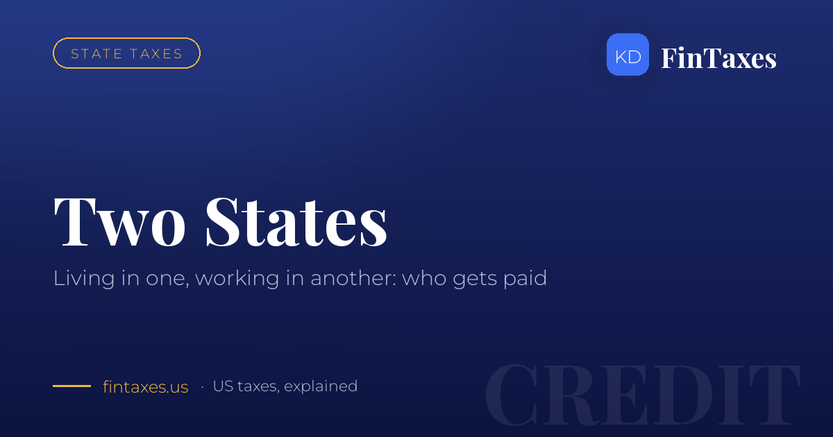 Living in One State, Working in Another: How Not to Pay Twice
