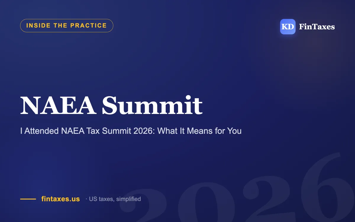 I Attended NAEA Tax Summit 2026: What It Means for You