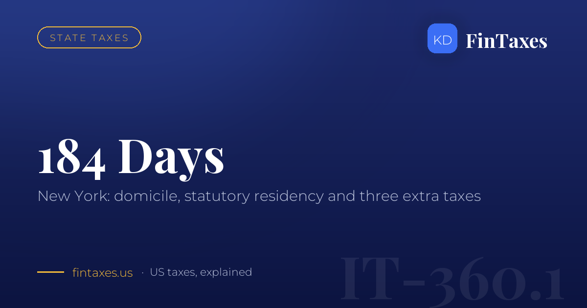 New York Doesn't Let Go: 184 Days, Domicile, and How to Break Away