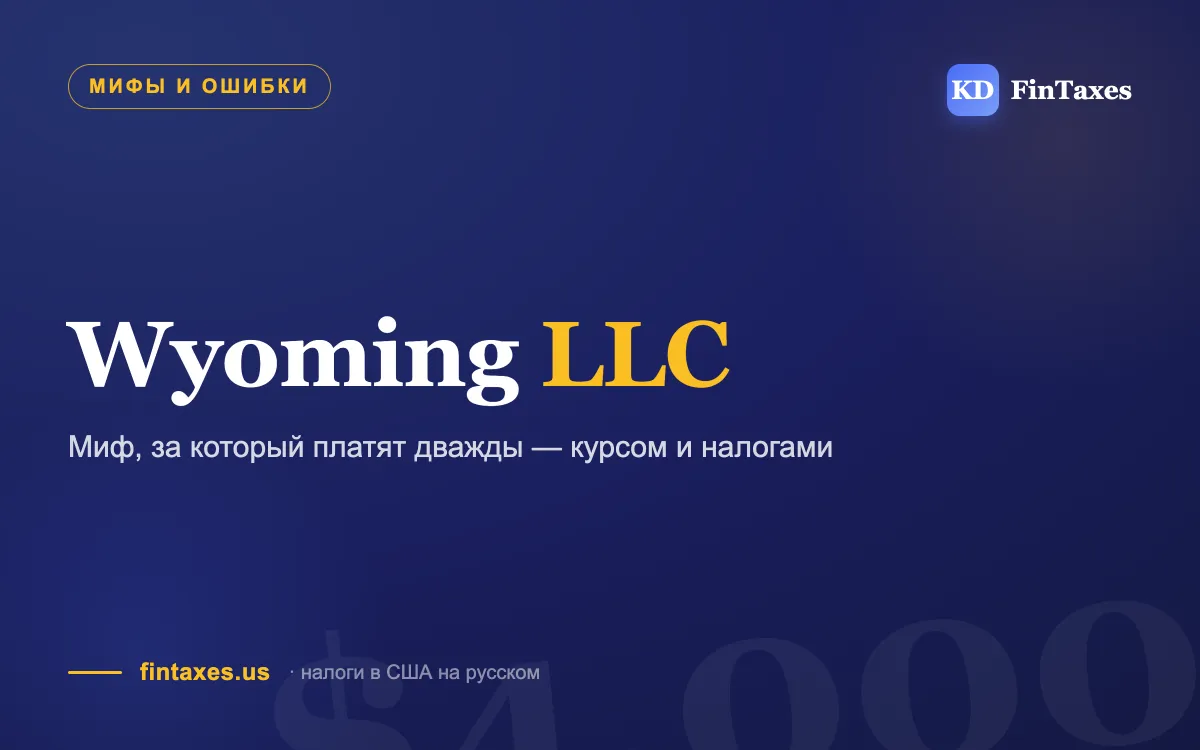 Купила курс за $4,000: «открой LLC в Вайоминге и не плати налоги». Что пошло не так